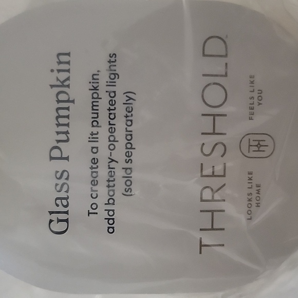 Threshold Glass Pumpkin  - Champagne - Picture 8 of 8